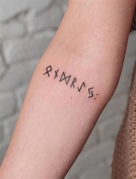 meaningful runes tattoo